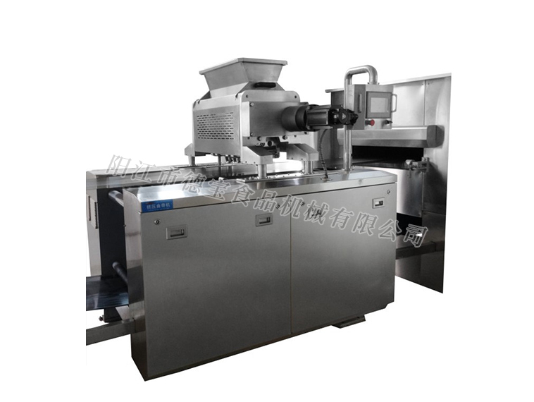 Extrusion and cutting integrated cookie machine