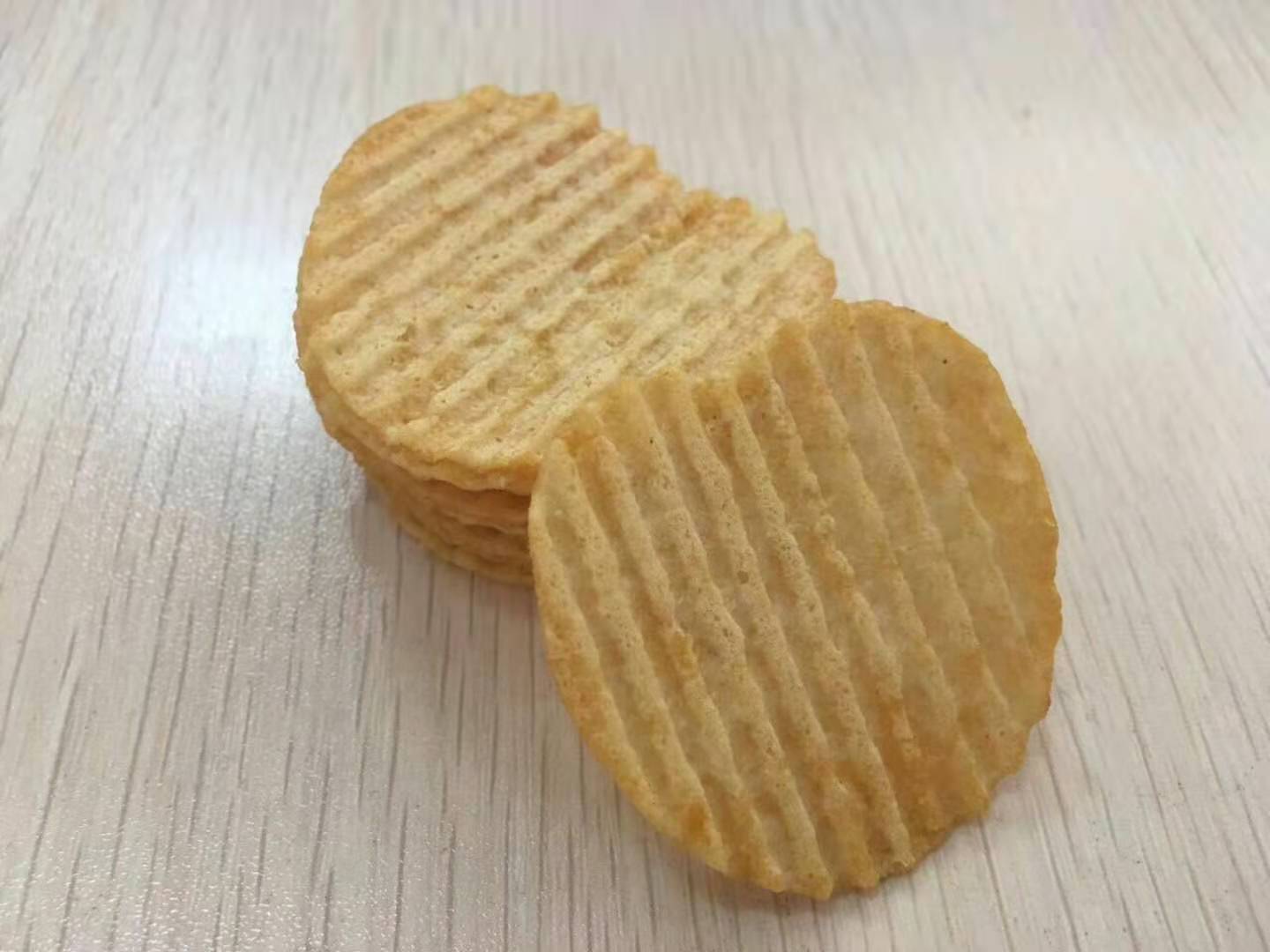Baked potato chips