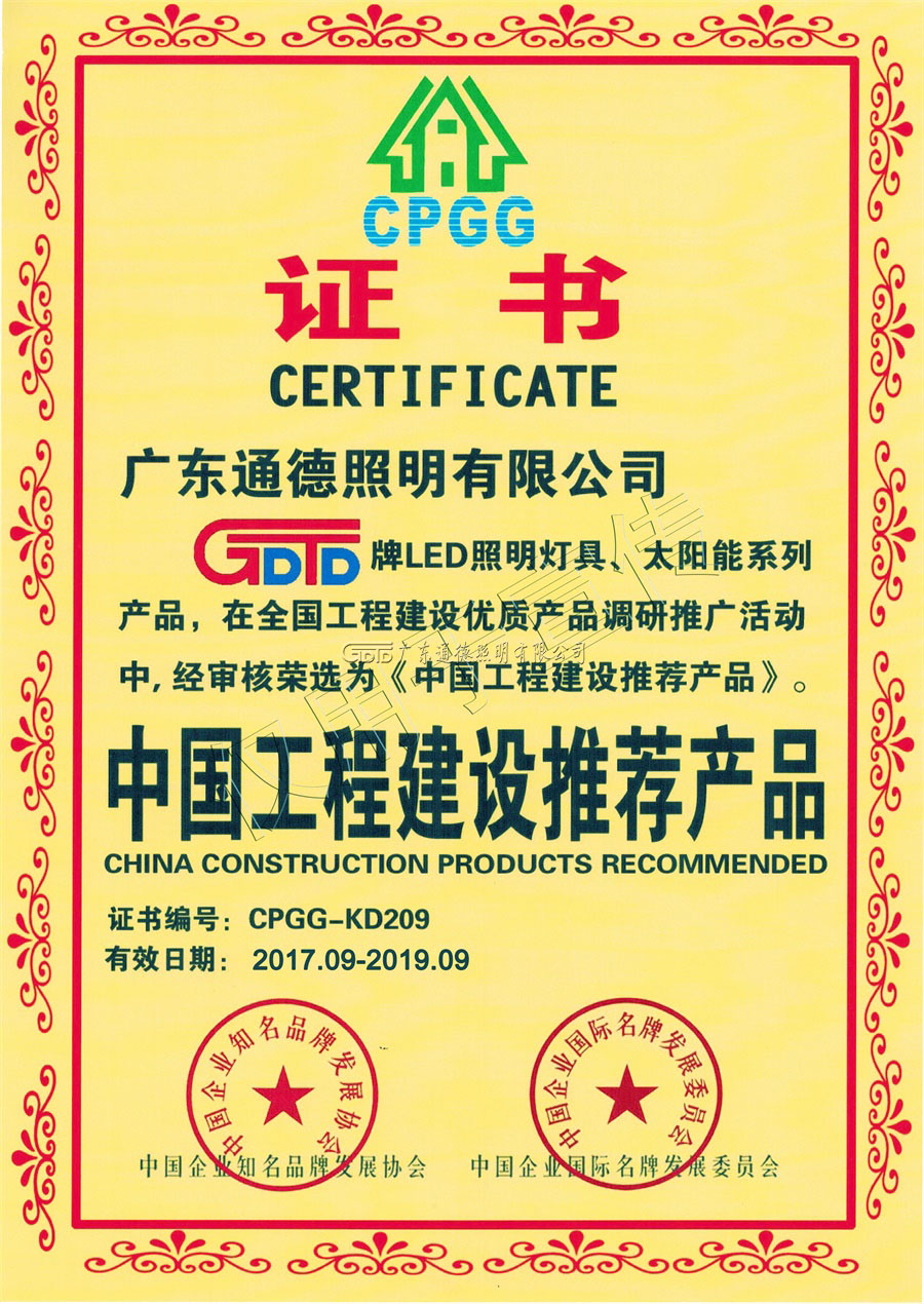 Recommended products for construction projects in China